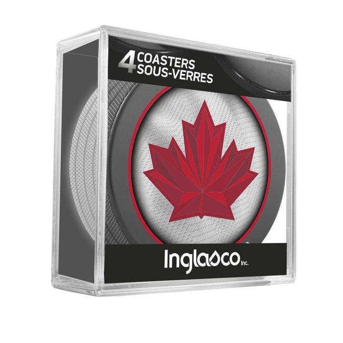 Hockey Canada 2026 Olympic Games Puck Coasters Pack In Cube (4)