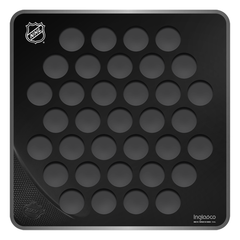 NHL Hockey Puck Presentation Wall Plaque. Proudly Display Your NHL Puck Collection. Includes One NHL Shield Classic Souvenir Collector Hockey Puck.