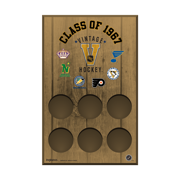 NHL Vintage Class Of 1967 Hockey Puck Wall Plaque