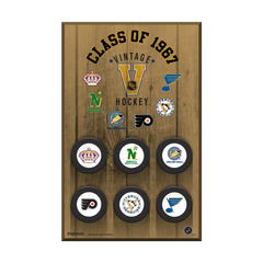 NHL Vintage Class Of 1967 Hockey Puck Wall Plaque