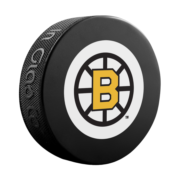 NHL Vintage Boston Bruins Hockey Puck Wall Plaque
