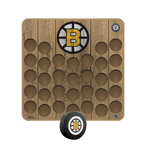 NHL Vintage Boston Bruins Hockey Puck Wall Plaque