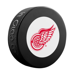 NHL Vintage Detroit Red Wings Hockey Puck Wall Plaque