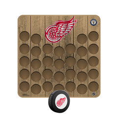 NHL Vintage Detroit Red Wings Hockey Puck Wall Plaque