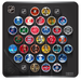 NHL Hockey Puck Wall Plaque. All 32 NHL Team Medallion Souvenir Collector Pucks + 3 NHL Shield Hockey Pucks