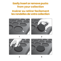 Hockey Puck Presentation Wall Plaque. Proudly Display 41 Pucks