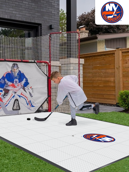 NHL New York Islanders (standard-sized logo) Hockey Training Surface