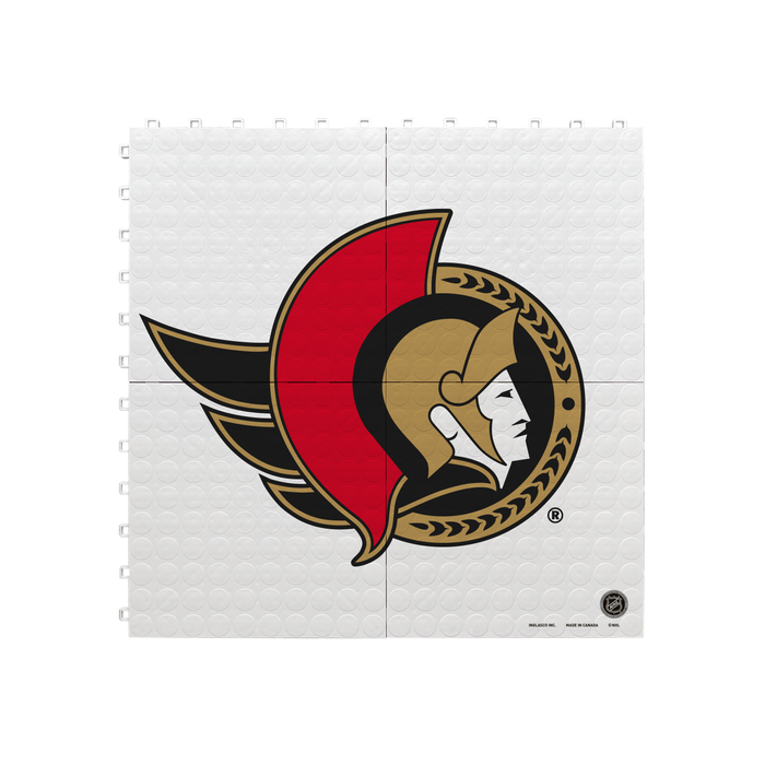 NHL Ottawa Senators (standard-sized logo) Hockey Training Surface