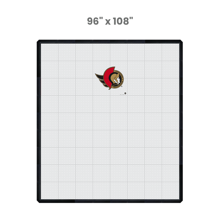 NHL Ottawa Senators (standard-sized logo) Hockey Training Surface
