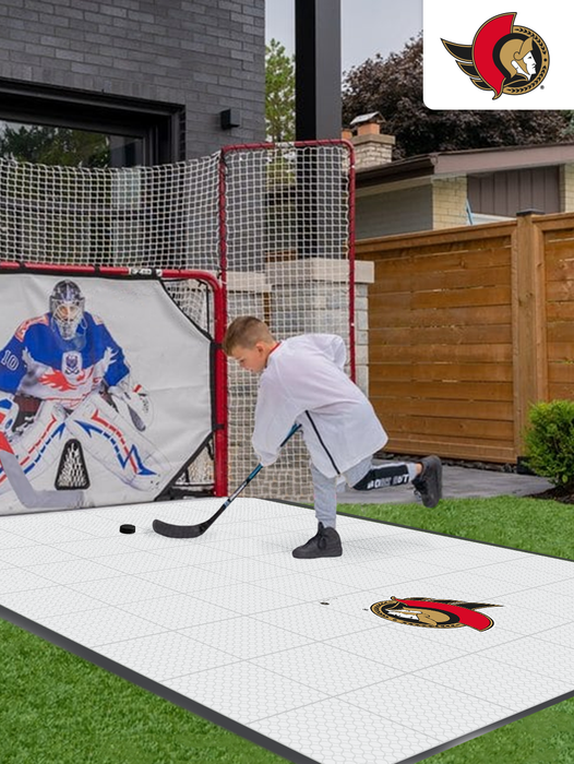 NHL Ottawa Senators (standard-sized logo) Hockey Training Surface