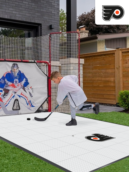 NHL Philadelphia Flyers (standard-sized logo) Hockey Training Surface