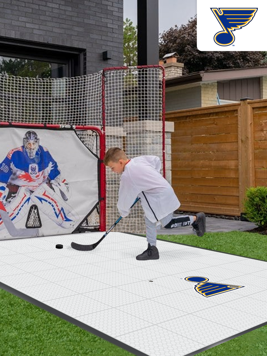 NHL St. Louis Blues (standard-sized logo) Hockey Training Surface