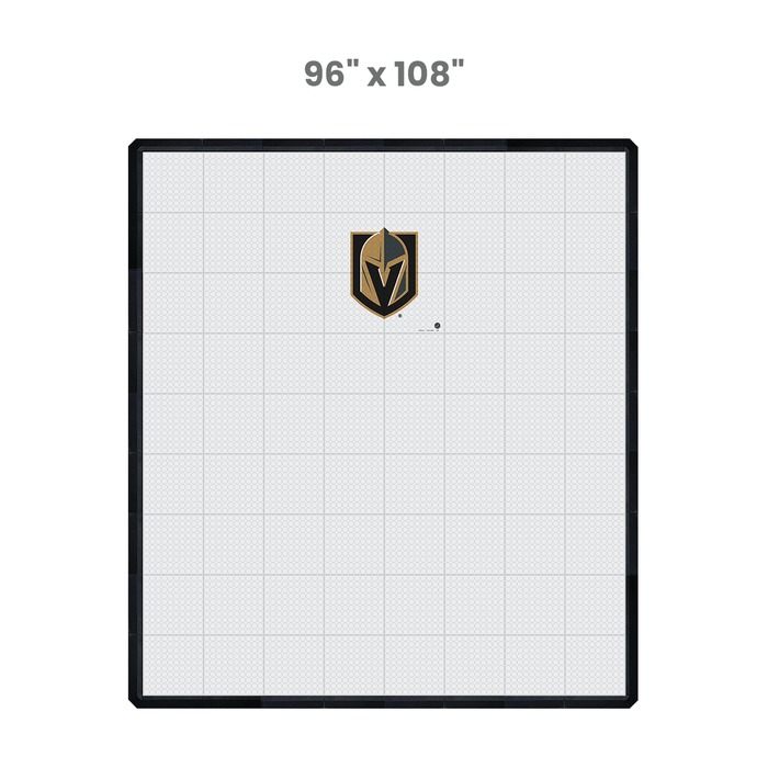 NHL Vegas Golden Knights (standard-sized logo) Hockey Training Surface