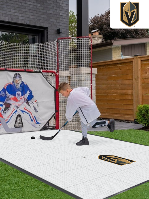 NHL Vegas Golden Knights (standard-sized logo) Hockey Training Surface