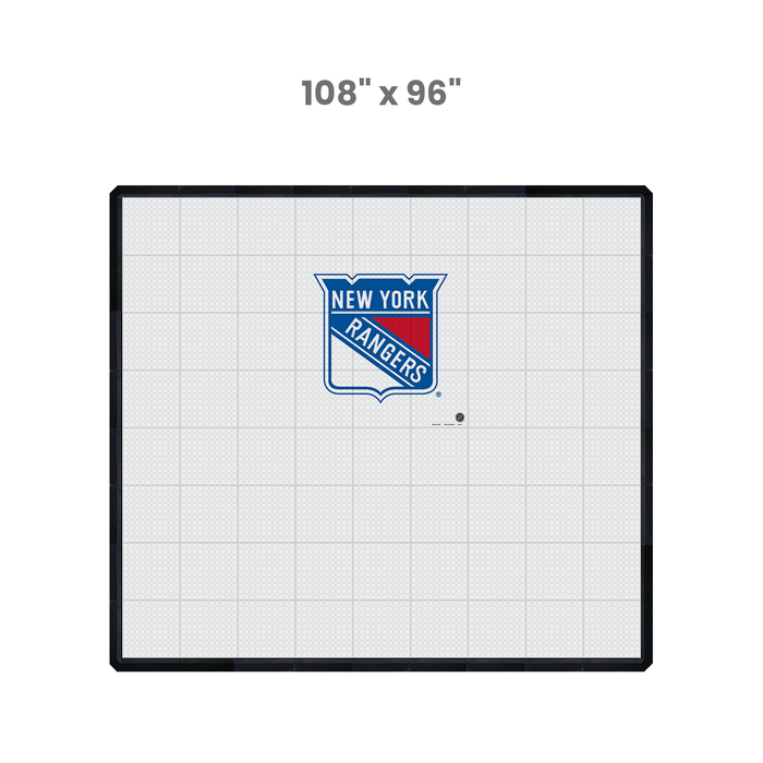 NHL New York Rangers (large-sized logo) Hockey Training Surface