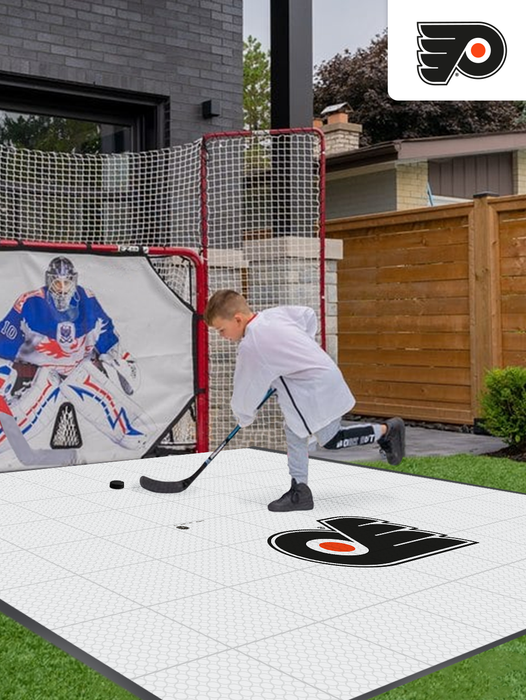 NHL Philadelphia Flyers (large-sized logo) Hockey Training Surface