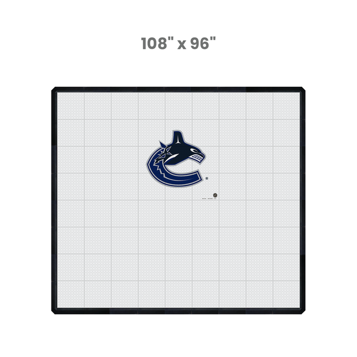 NHL Vancouver Canucks (large-sized logo) Hockey Training Surface