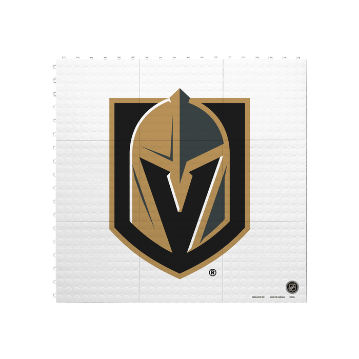 NHL Vegas Golden Knights (large-sized logo) Hockey Training Surface