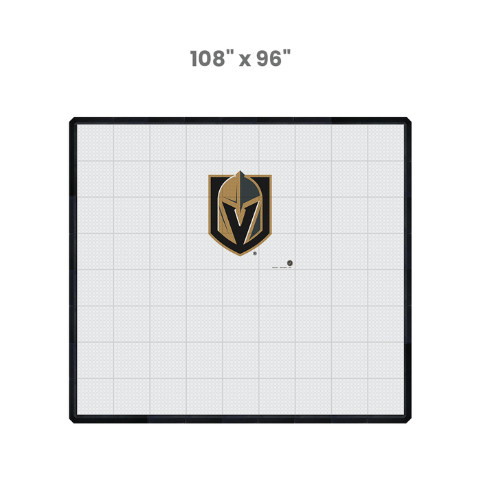 NHL Vegas Golden Knights (large-sized logo) Hockey Training Surface