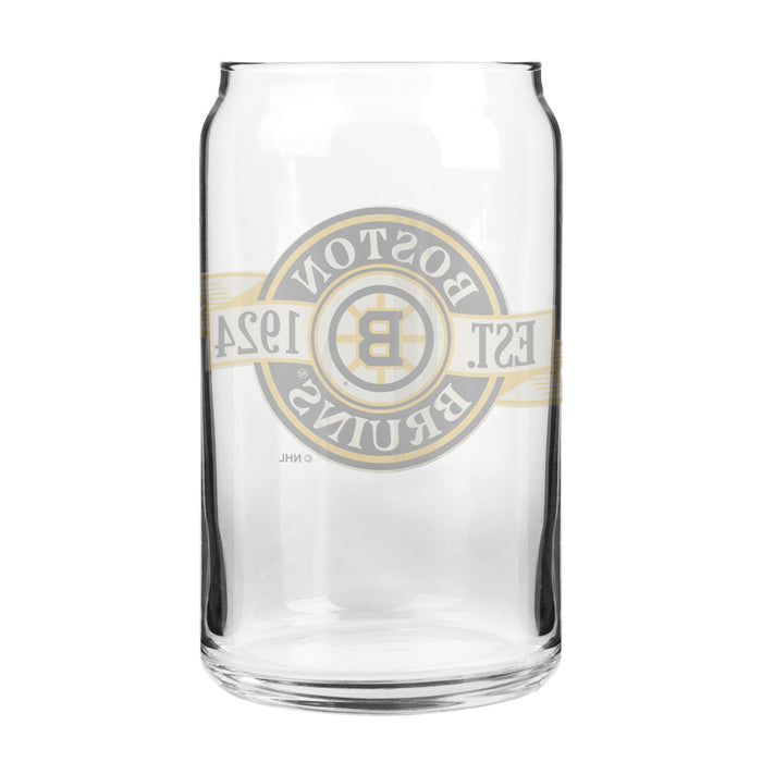 NHL Boston Bruins 16 oz Clear Banner Design