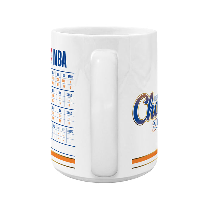 NBA Finals 2026 Champions New York Knicks 15 OZ Sublimated Coffee Mug Stats