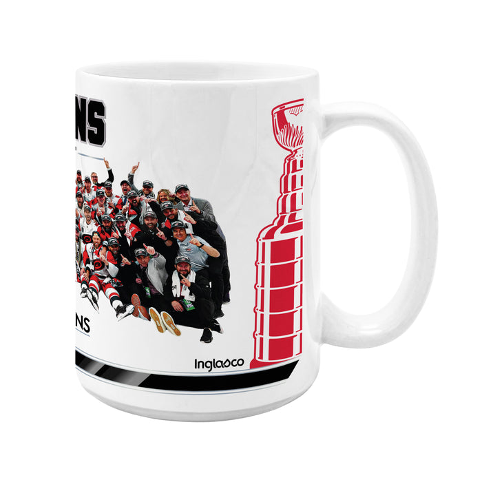 NHL Stanley Cup Champs 2026 15 Oz Sublimated Coffee Mug - Team Photo Carolina Hurricanes