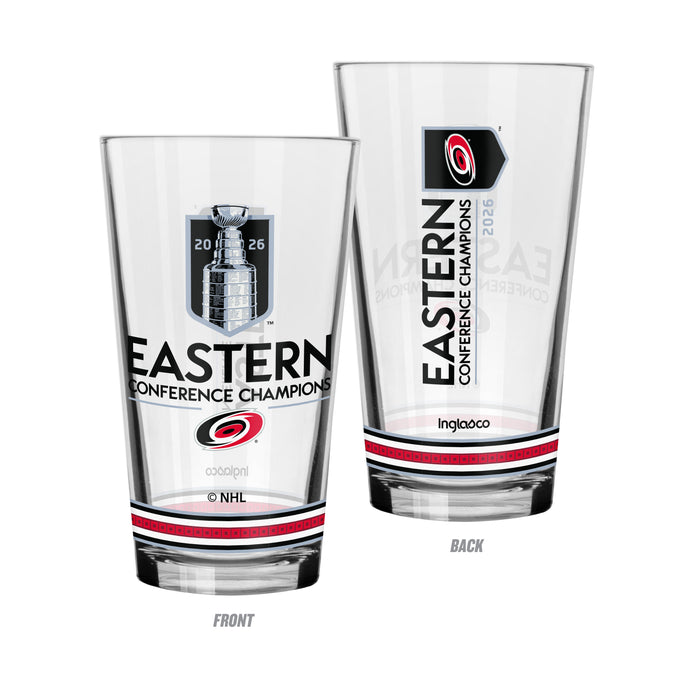 NHL Carolina Hurricanes Playoffs 2026 16 OZ Mixing Glass - Eastern Conference Champs