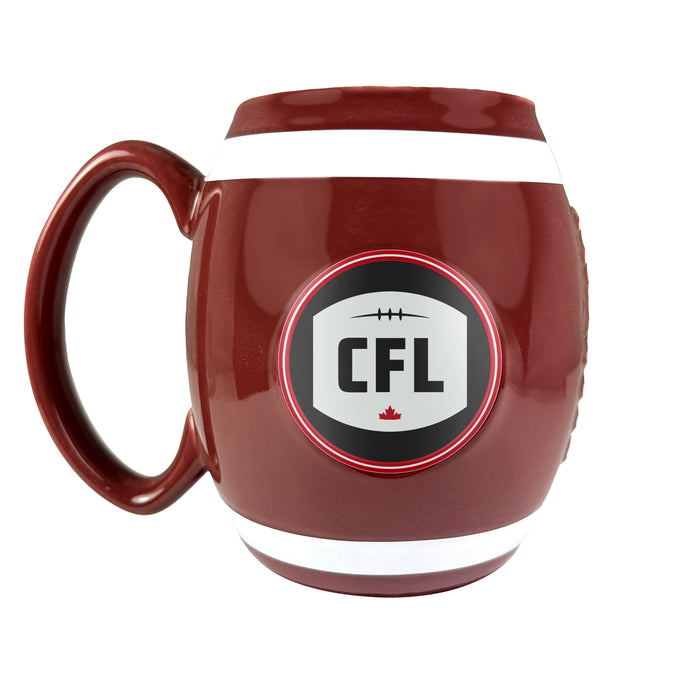 CFL 24 Oz Football Mug Custom Logo