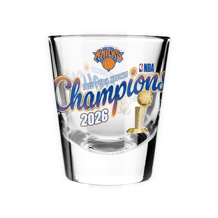 NBA Finals 2026 Champions New York Knicks 2 OZ 2 Pack Shot Glass Set