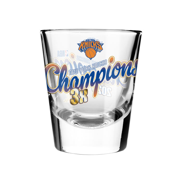 NBA Finals 2026 Champions New York Knicks 2 OZ 2 Pack Shot Glass Set