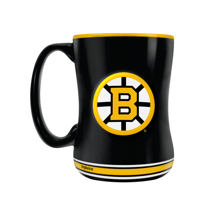 Boston Bruins Team Crest Sculpted Mug (14 oz)