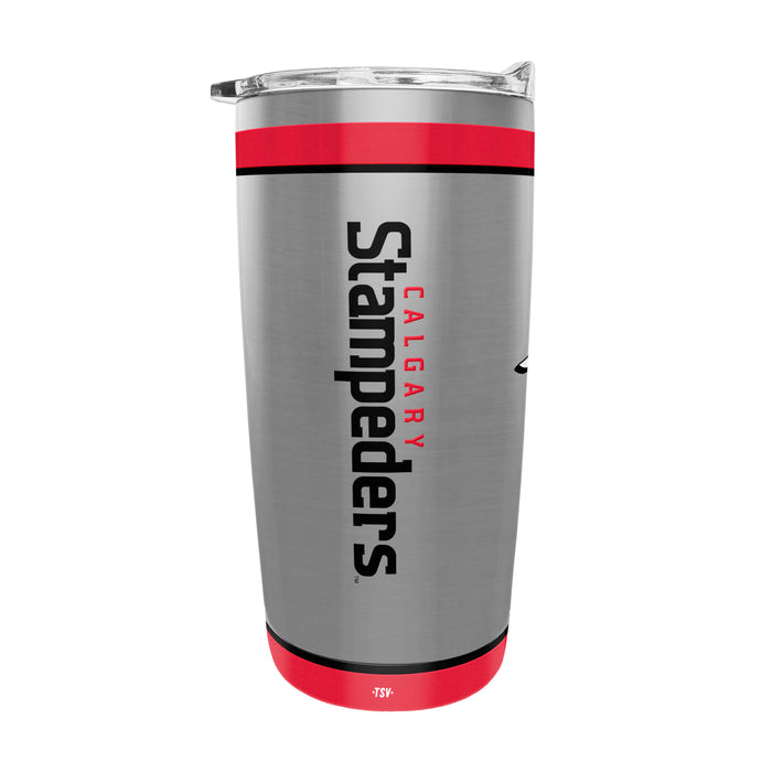 CFL Calgary Stampeders 20 Oz Stainless Steel Tumbler
