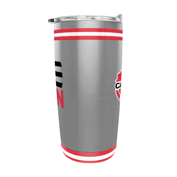 Canada Soccer 20 Oz Stainless Steel Tumbler
