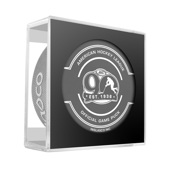 AHL San Diego Gulls 2025-26 Official Game Hockey Puck In Cube