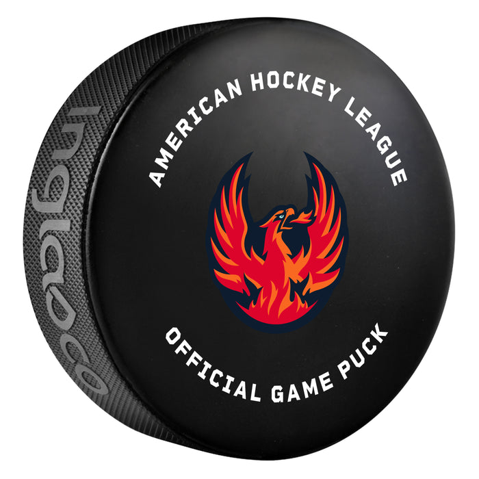AHL Coachella Valley Firebirds 5th Anniversary 2026-27 Official Game Hockey Puck In Cube