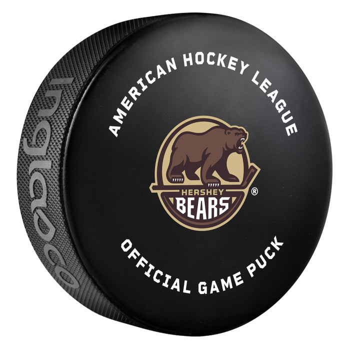 AHL Hershey Bears 2026-27 Official Game Hockey Puck In Cube