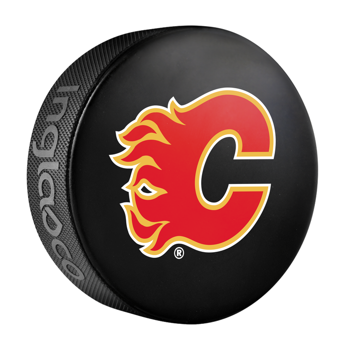 NHL Calgary Flames Classic Souvenir Collector Hockey Puck