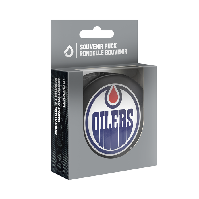 NHL Edmonton Oilers Classic Souvenir Collector Hockey Puck