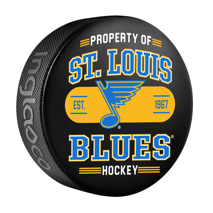 NHL St. Louis Blues Property Of Souvenir Collector Hockey Puck