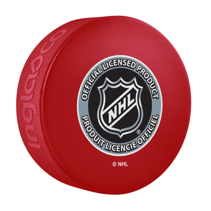 NHL Heritage Classic 2026 Hockey Puck Red Montreal Canadiens Logo