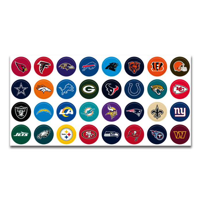NFL Playoffs 2026 Magnetic Standing Board