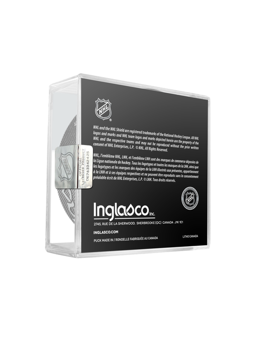 NHL 2025 Round 4 Game 5 Playoffs Match-Up Edmonton Oilers vs Florida Panthers Game Hockey Puck Design in Cube