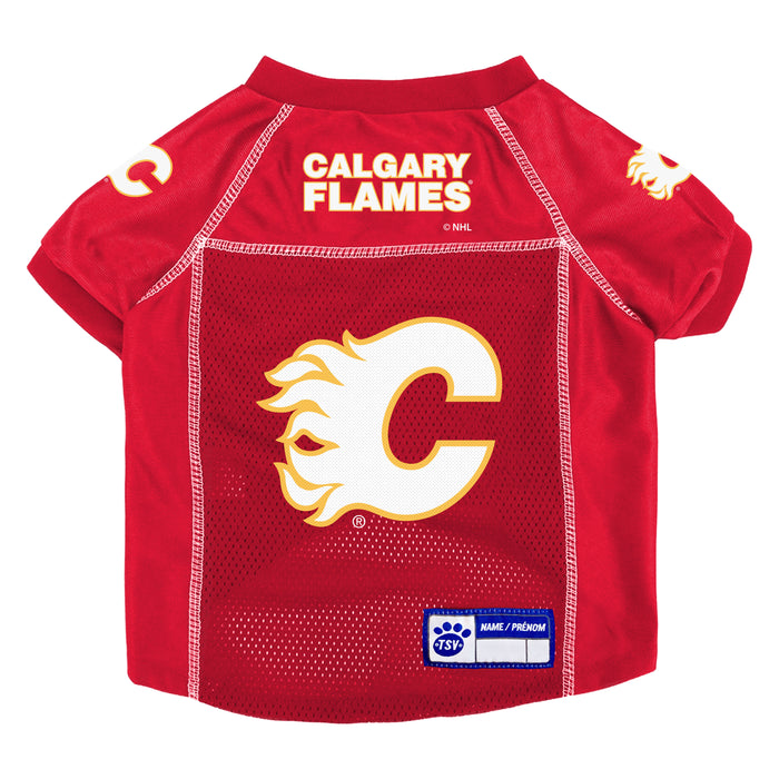 NHL Calgary Flames Pet Jersey Small