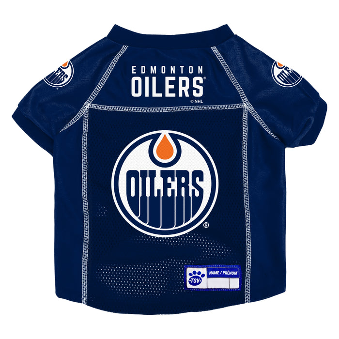 NHL Edmonton Oilers Pet Jersey Navy Small