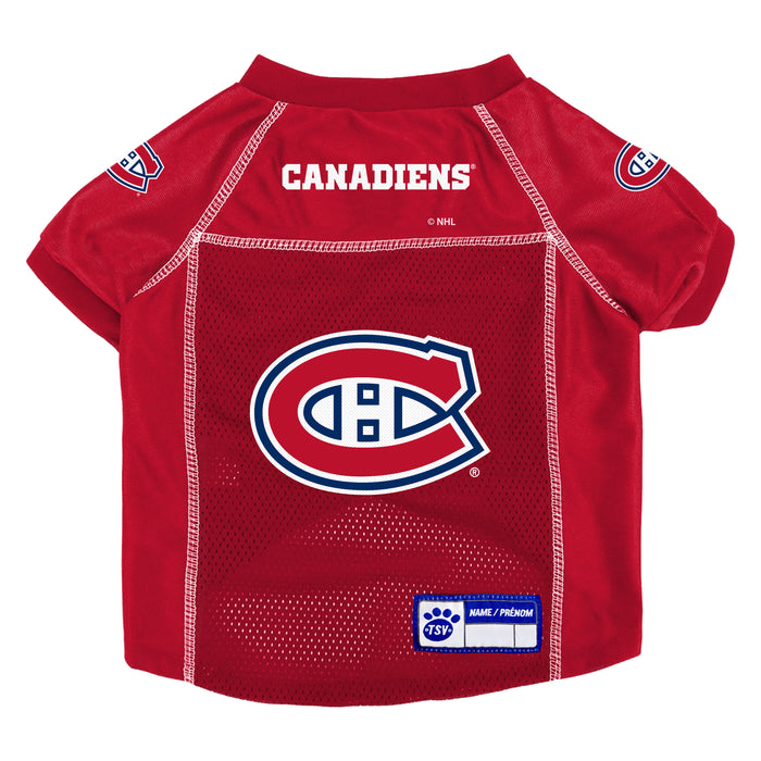 NHL Montreal Canadiens Pet Jersey Medium