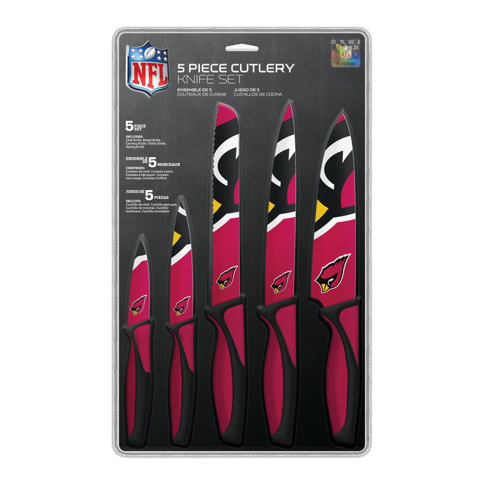 NFL Arizona Cardinals 5 pc Kitchen Knives