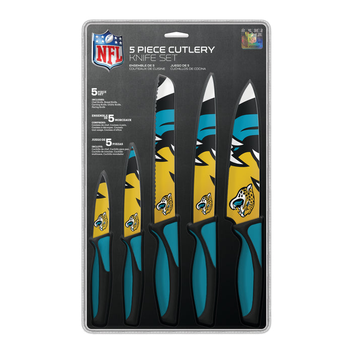 NFL Jacksonville Jaguars 5 pc Kitchen Knives