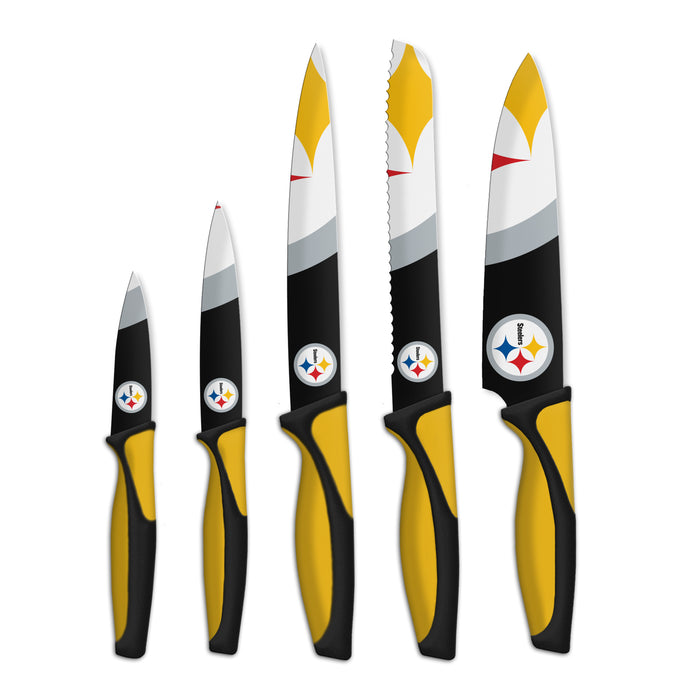 NFL Pittsburgh Steelers 5 pc Kitchen Knives