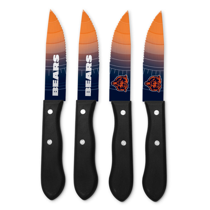 NFL Chicago Bears 4 pc Steak Knives