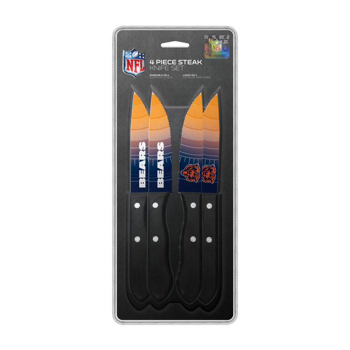 NFL Chicago Bears 4 pc Steak Knives
